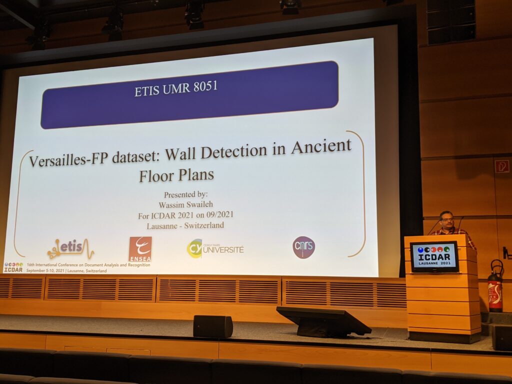 Paper presentation, ICDAR 2021, Lausanne